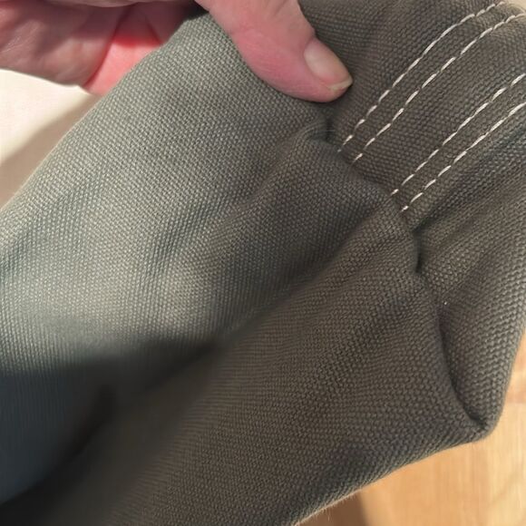 Land's End Canvas tote various colors embroidery pockets key hook Size Medium - Picture 16 of 16